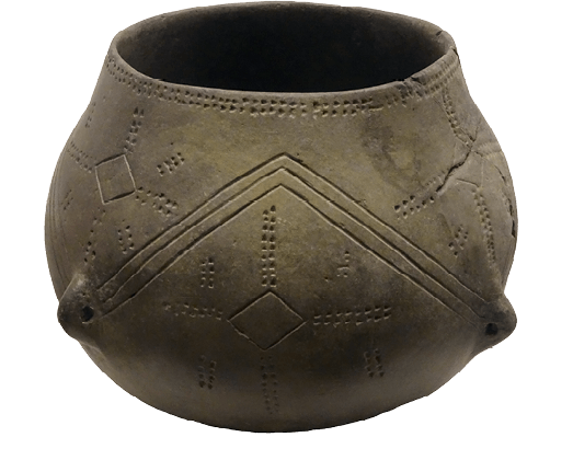 Vase en céramique, vers 5 500 avant J.‑C., musée Unterlinden, Colmar.
