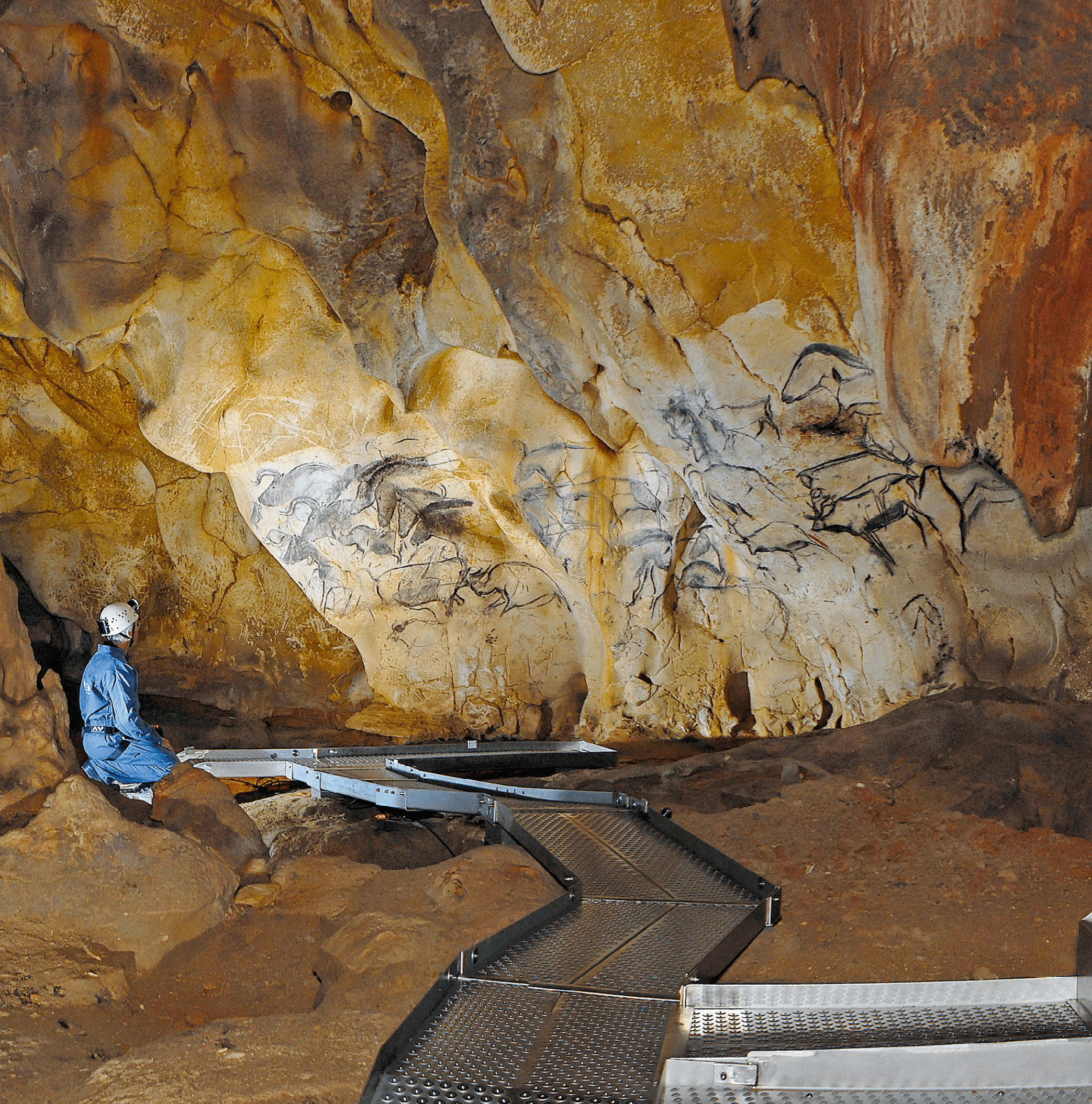 Peintures rupestres de la grotte Chauvet‐Pont d'Arc