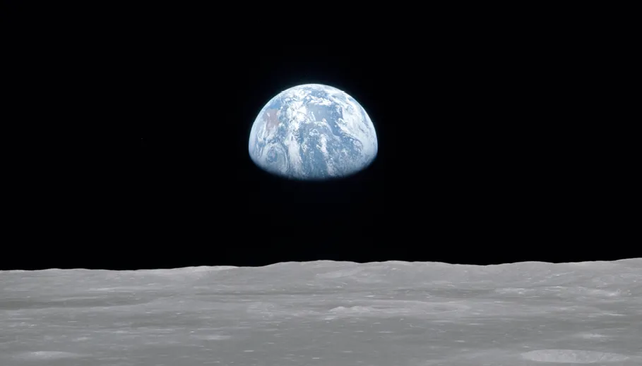 terre vue depuis la lune