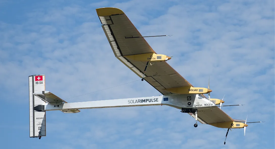 Le Solar Impulse, conçu par Bertrand Piccard