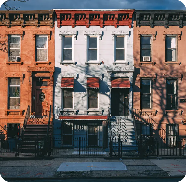 Brooklyn brownstone buildings