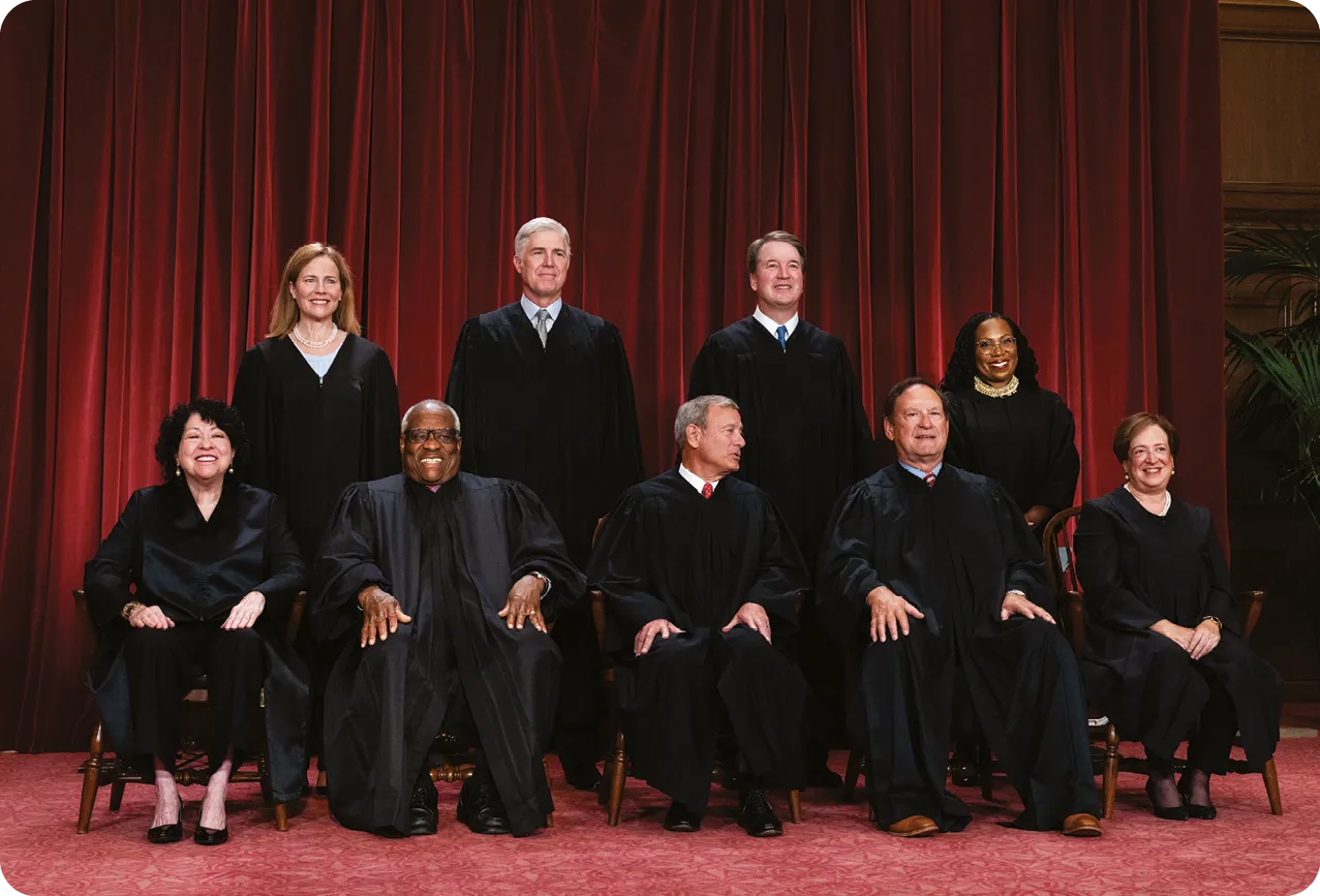 The U.S. Supreme Court Justices, October 7th, 2022.