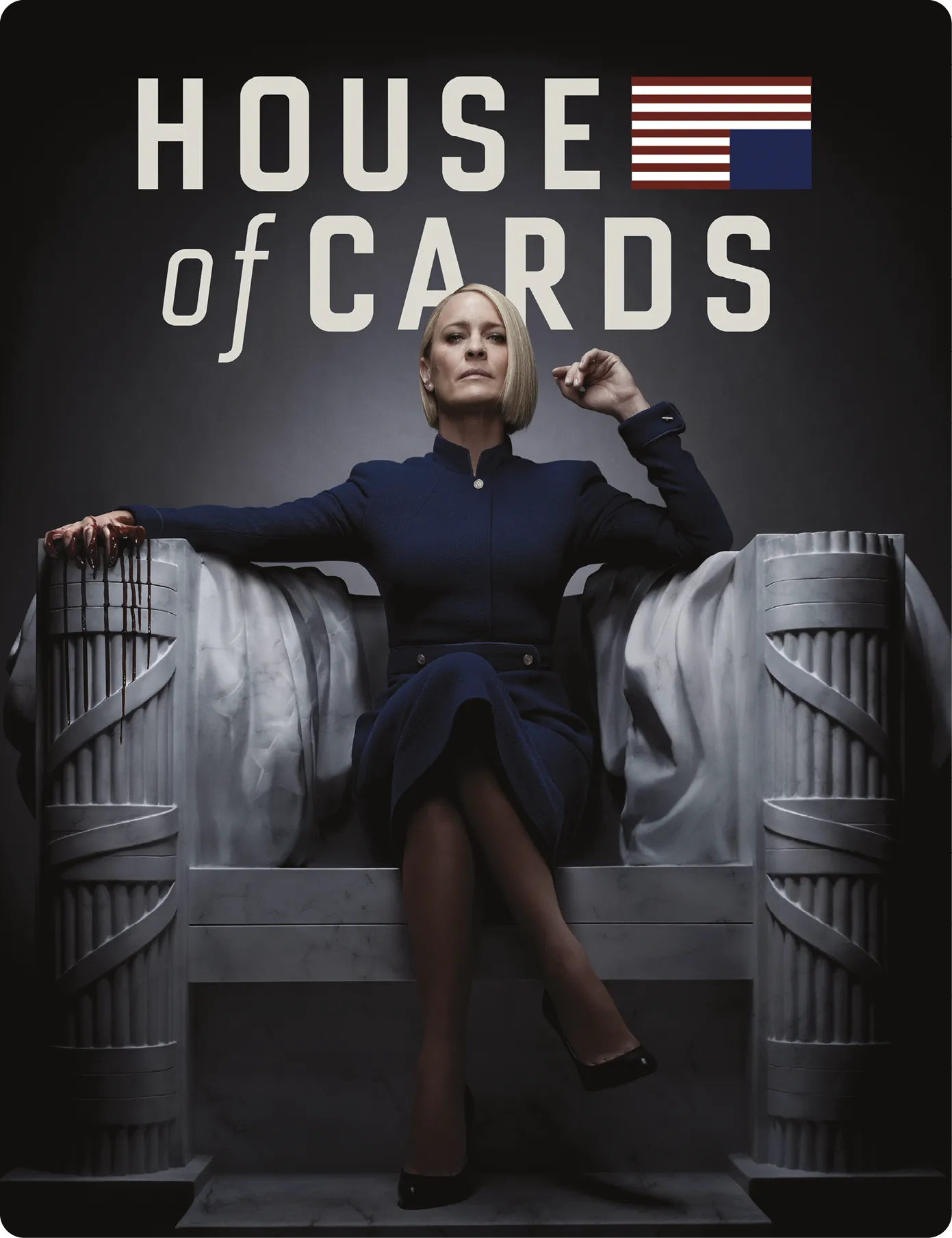 Poster for the final season of House of Cards, 2018.