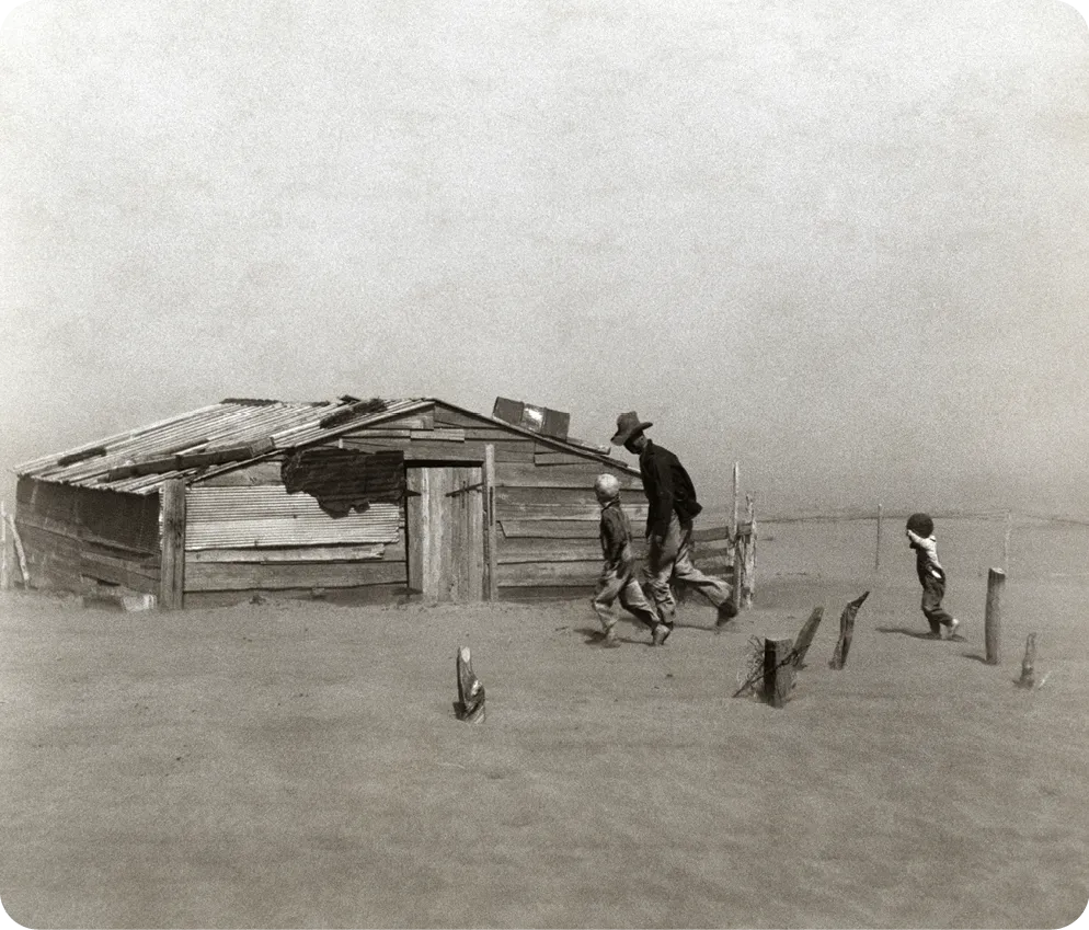 Arthur Rothstein, Dust Storm, Cimarron County, Oklahoma, 1936.