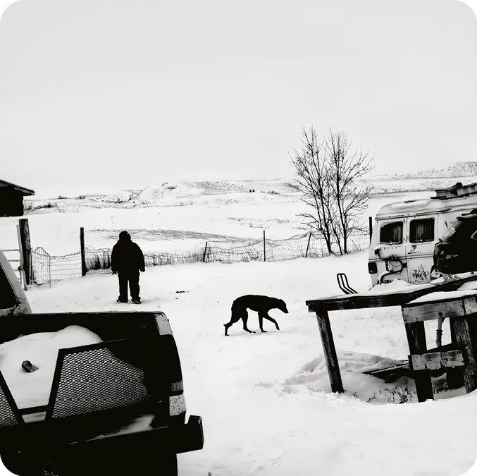 Matt Black, At a Ranch House, Eagle Butte, South Dakota, 2016.