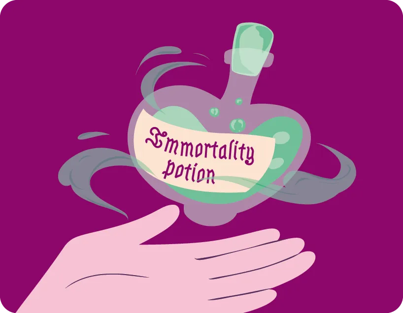 immortality potion iconography