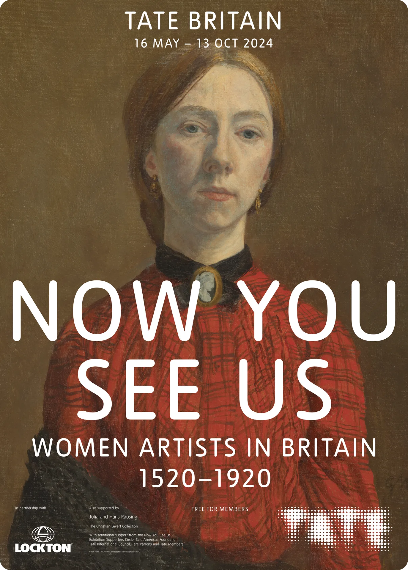 Now You See Us exhibition poster, Tate Britain, May 16th, 2024.