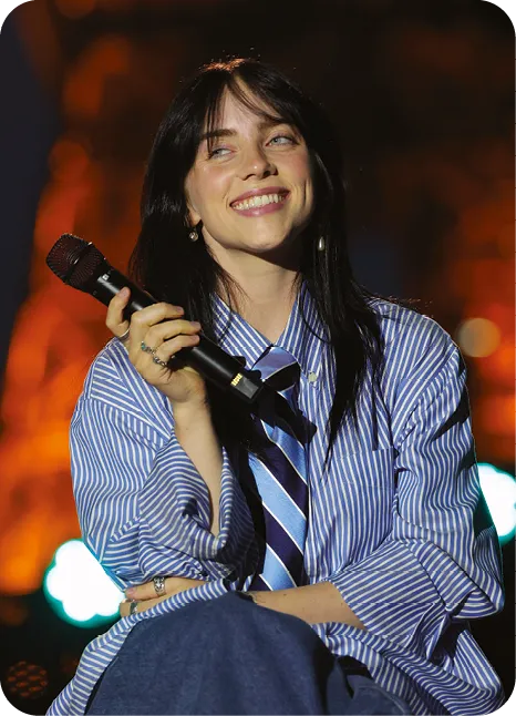 Billie Eilish performs onstage during Global Citizen's Power Our Planet: Live in Paris on June 22, 2023 in Paris, France.