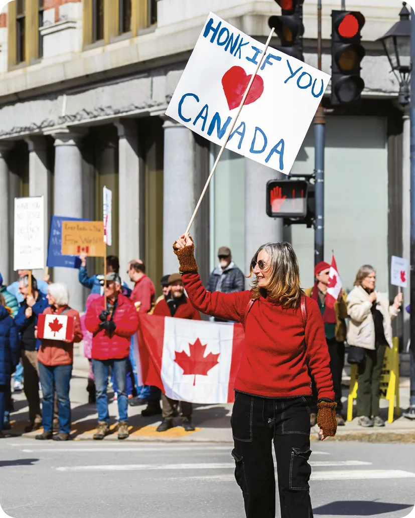 Vermont Pro-Canada Demonstration