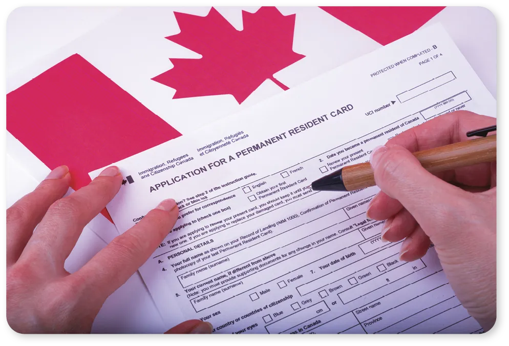 Formulaire de demande pour la citoyenneté canadienne