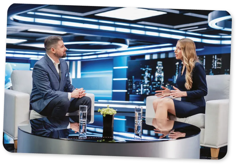 Émission TV Talk Show.