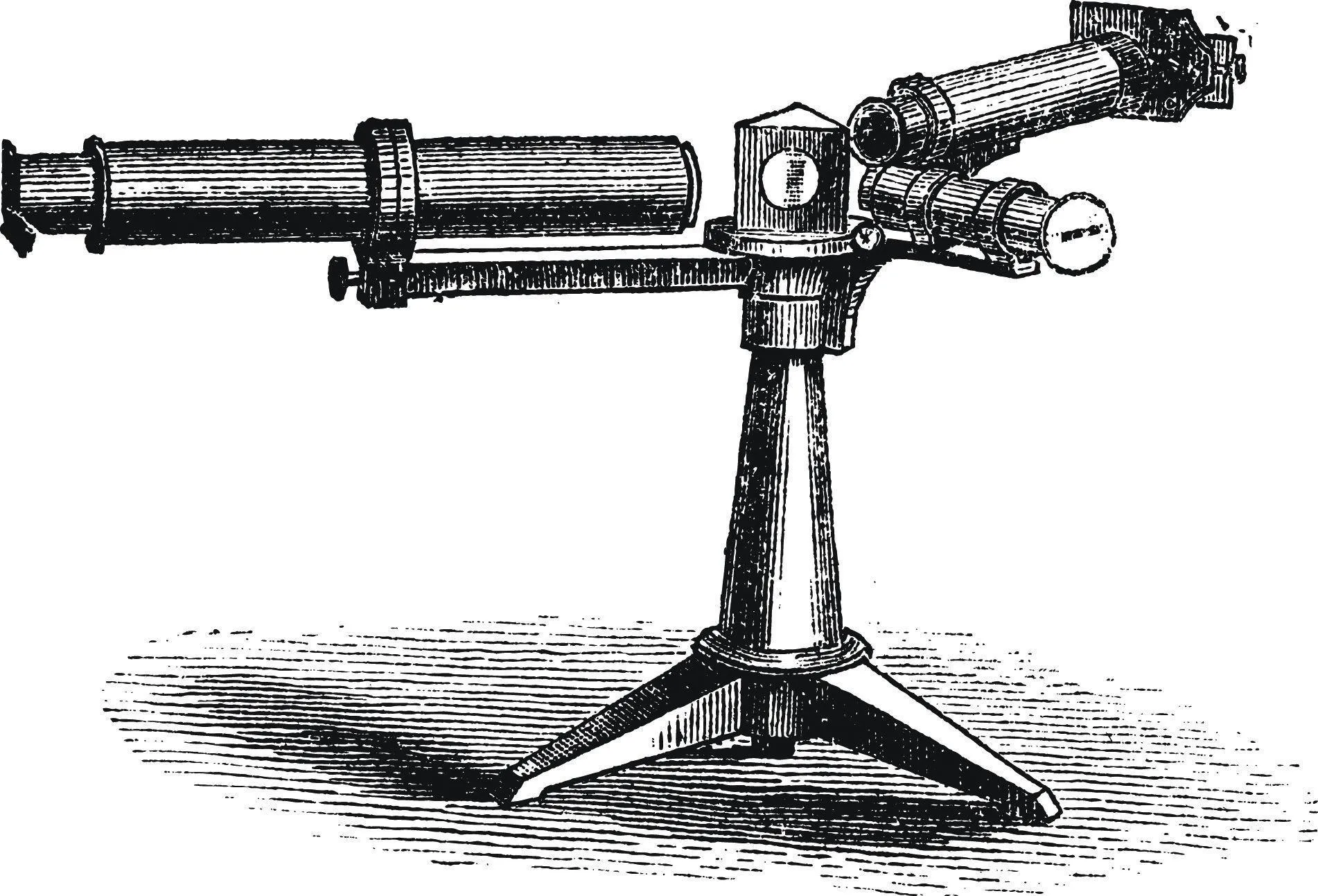 Un des premiers modèles de spectroscope