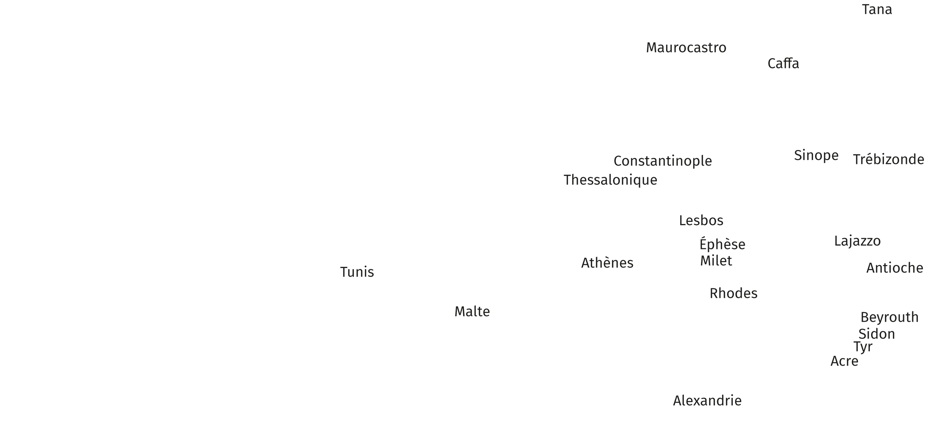 Carte Mentale Venise Puissance Maritime Et Commerciale
