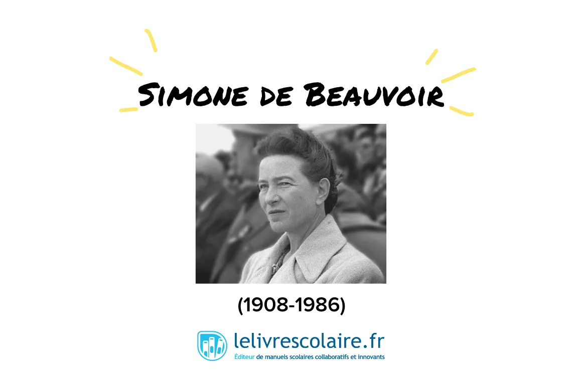 Qui est-elle : Simone de Beauvoir - verso