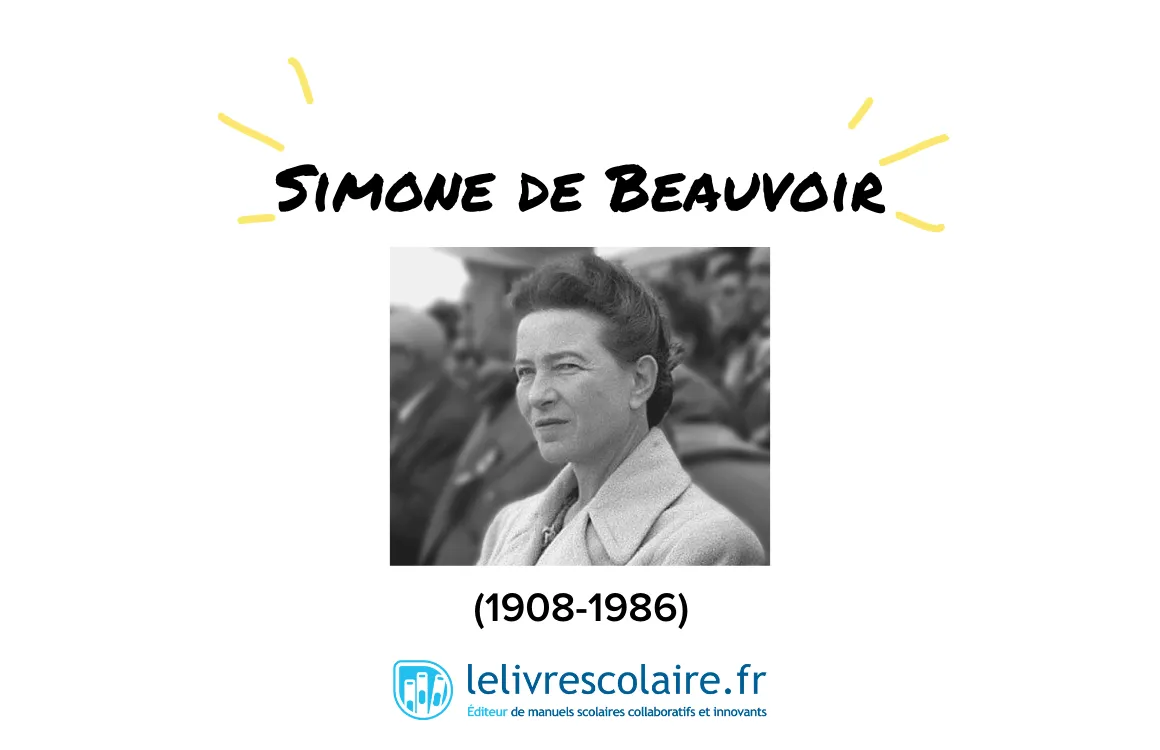 Qui est-elle : Simone de Beauvoir - verso
