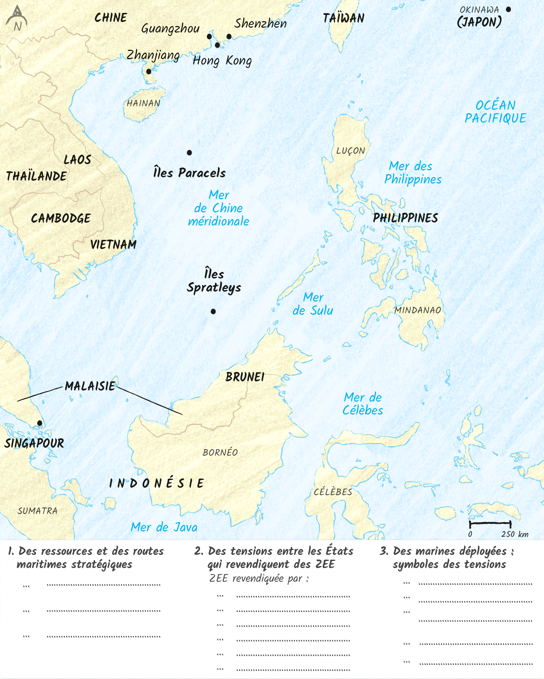 Carte De La Mer De Chine Voyage Carte Plan Carte De La Mer De Chine Voyage Carte Plan