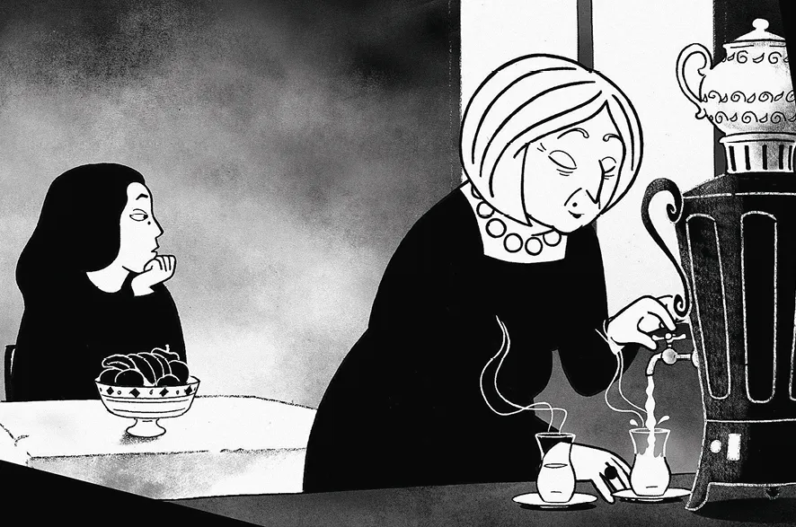 Extrait du film de Marjane Satrapi et Vincent Paronnaud, Persepolis, 2007, © TF1 Vidéo.