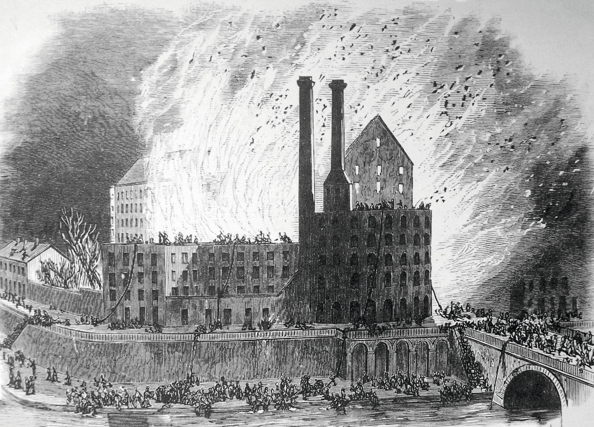 Incendie Quebec 1866 L’émergence des risques industriels | Lelivrescolaire.fr