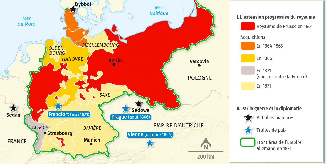 Bismarck et la proclamation du IIᵉ Reich (1862-1871) | Lelivrescolaire.fr