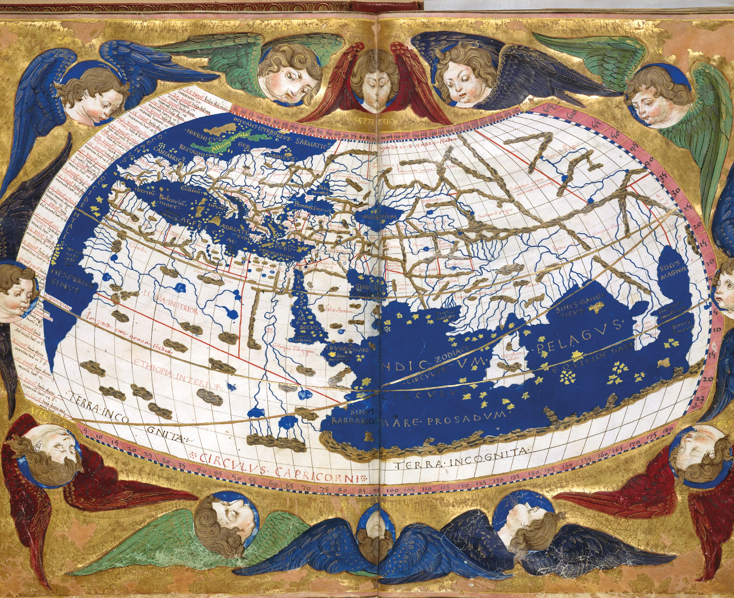 Nicolaus Germanus, Mappemonde en projection conique