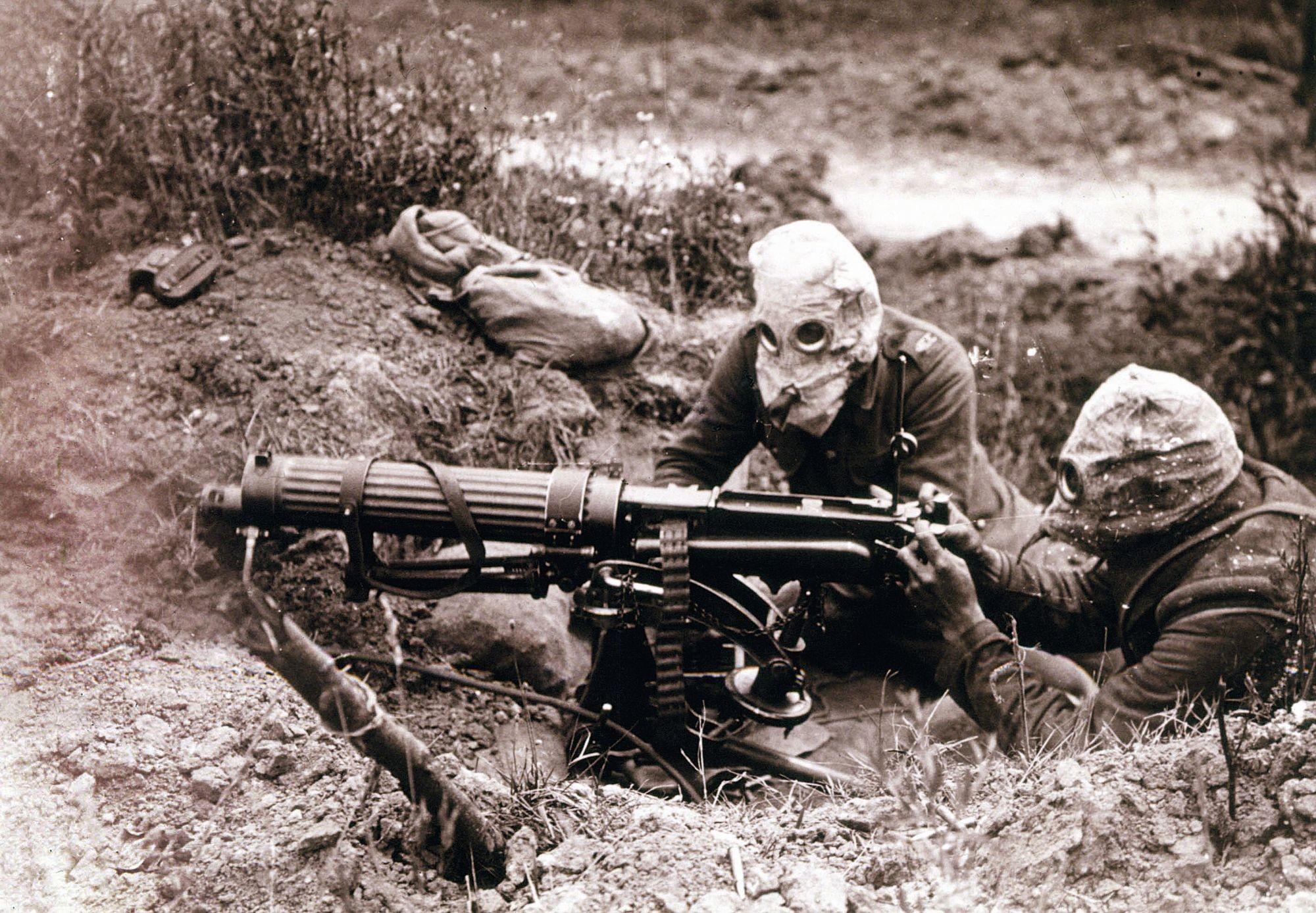Soldats britanniques pendant la bataille de la Somme