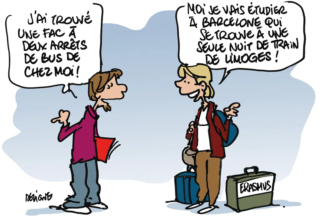 Deligne, dessin de presse, 2009.