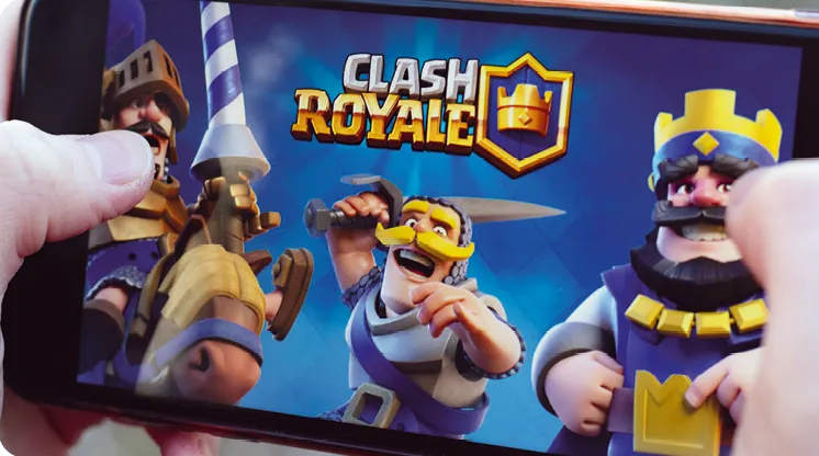 Ecrant de Clash Royale