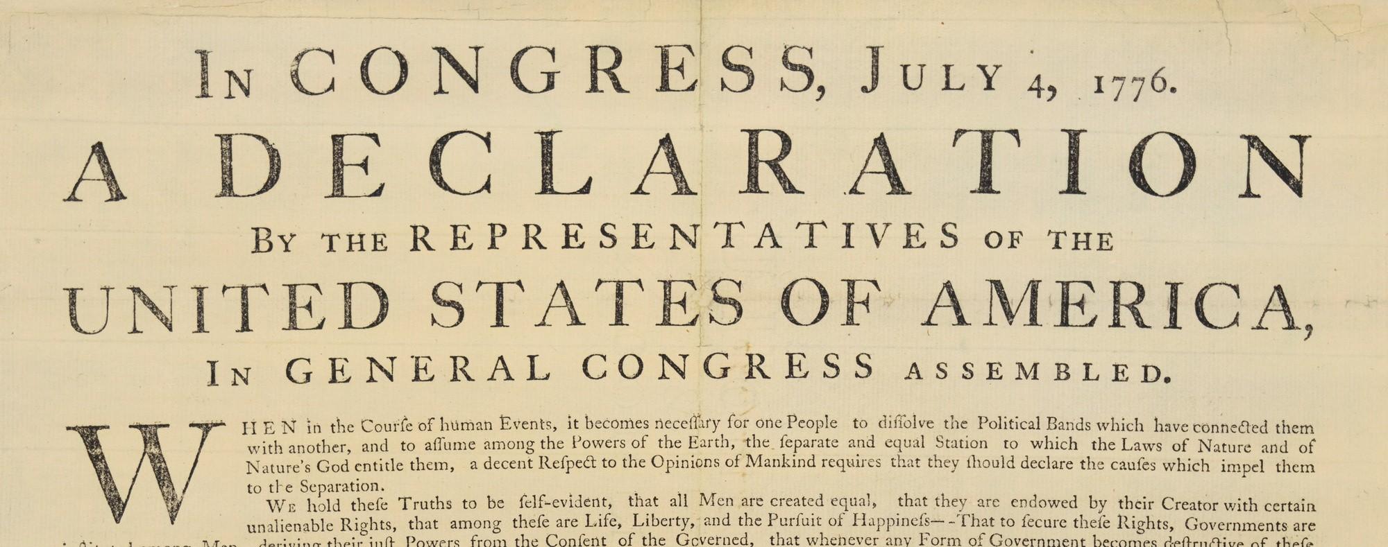 Déclaration D'independance Des Etats Unis 1776 Texte 1776 - La Déclaration d’indépendance américaine | Lelivrescolaire.fr
