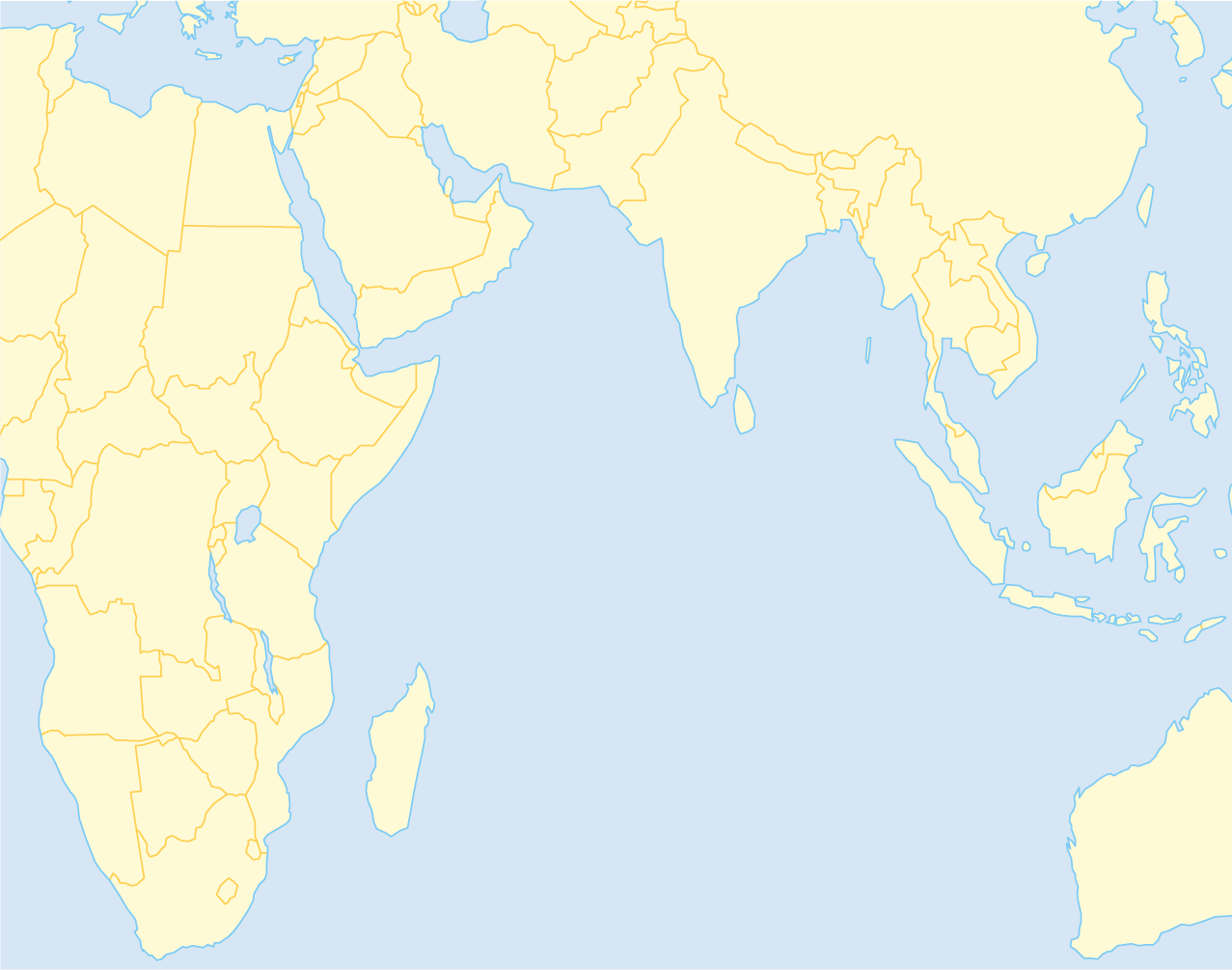 L'océan Indien Un Espace Maritime Majeur Dans La Mondialisation Croquis