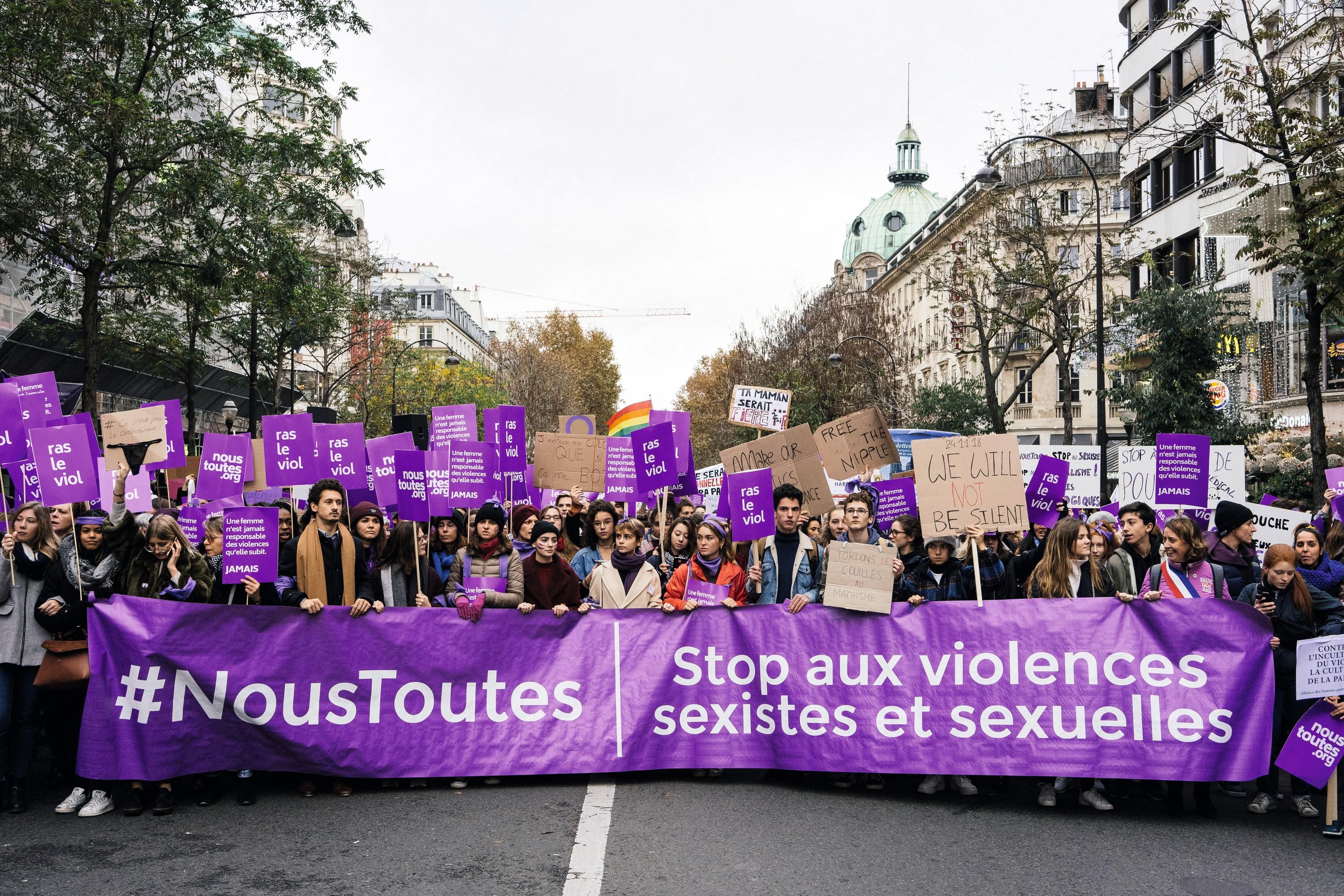 Manifestation contre les violences
sexistes et sexuelles (Paris, novembre 2018)