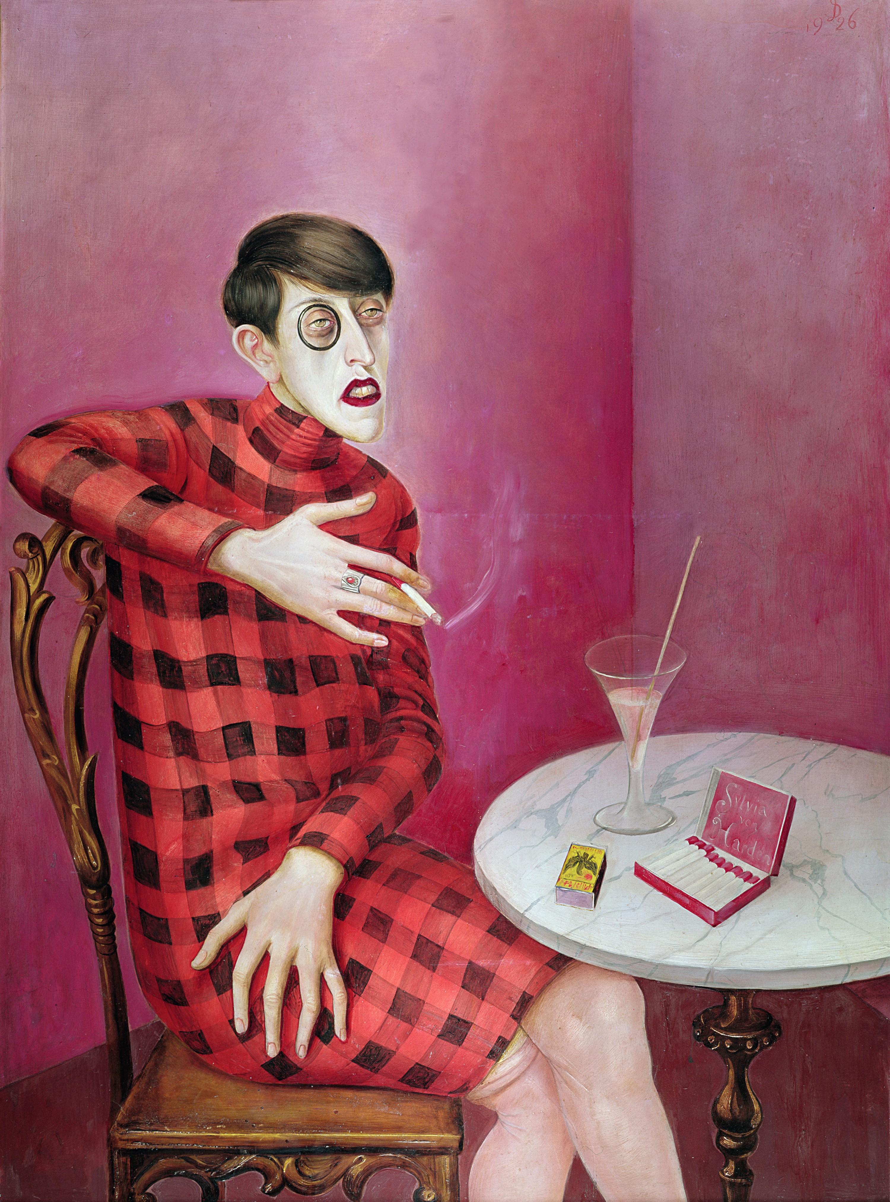 Otto Dix Ritratto Della Giornalista Sylvia Von Harden