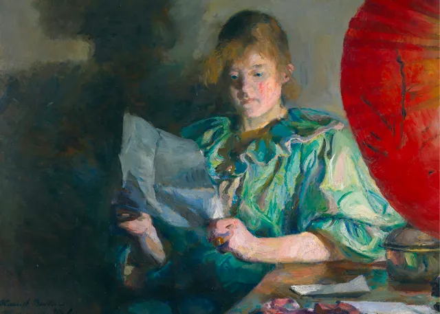 Harriet Backer, Soir, intérieur, 1890, Galerie nationale d'Oslo, Norvège.