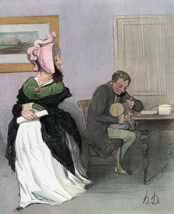 Honoré Daumier, « Adieu, mon cher, je vais
chez mes éditeurs... »