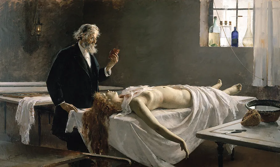 Enrique Simonet, L'Autopsie