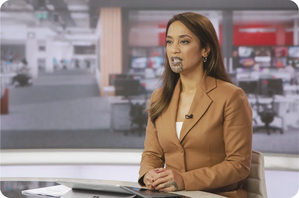 Journalist and member of the New-Zealand Parliement Oriini Kaipara.