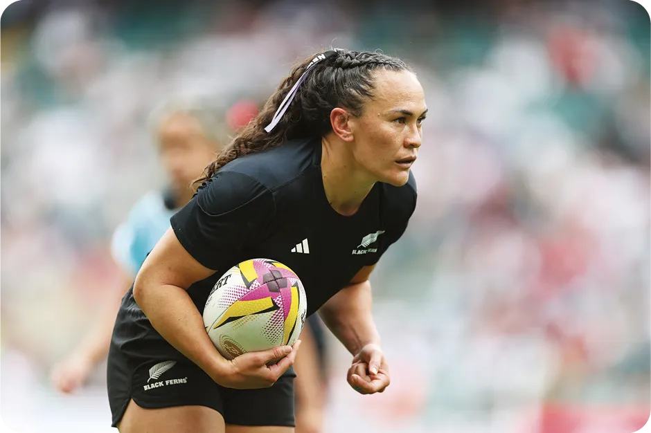 National rugby player Portia Woodman-Wickliffe.